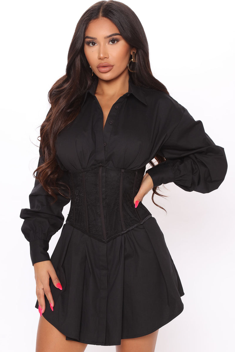 Button up dress fashion store nova