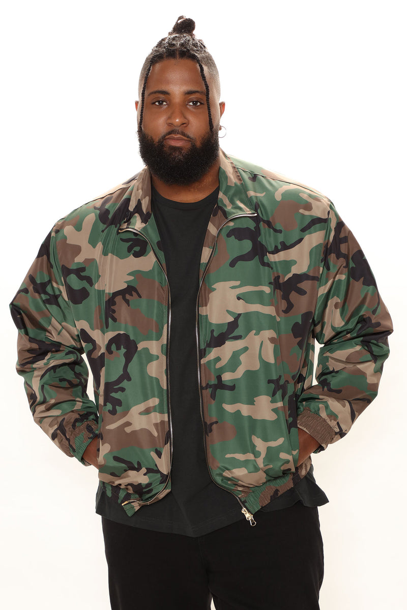 Camouflage bomber jacket sale mens