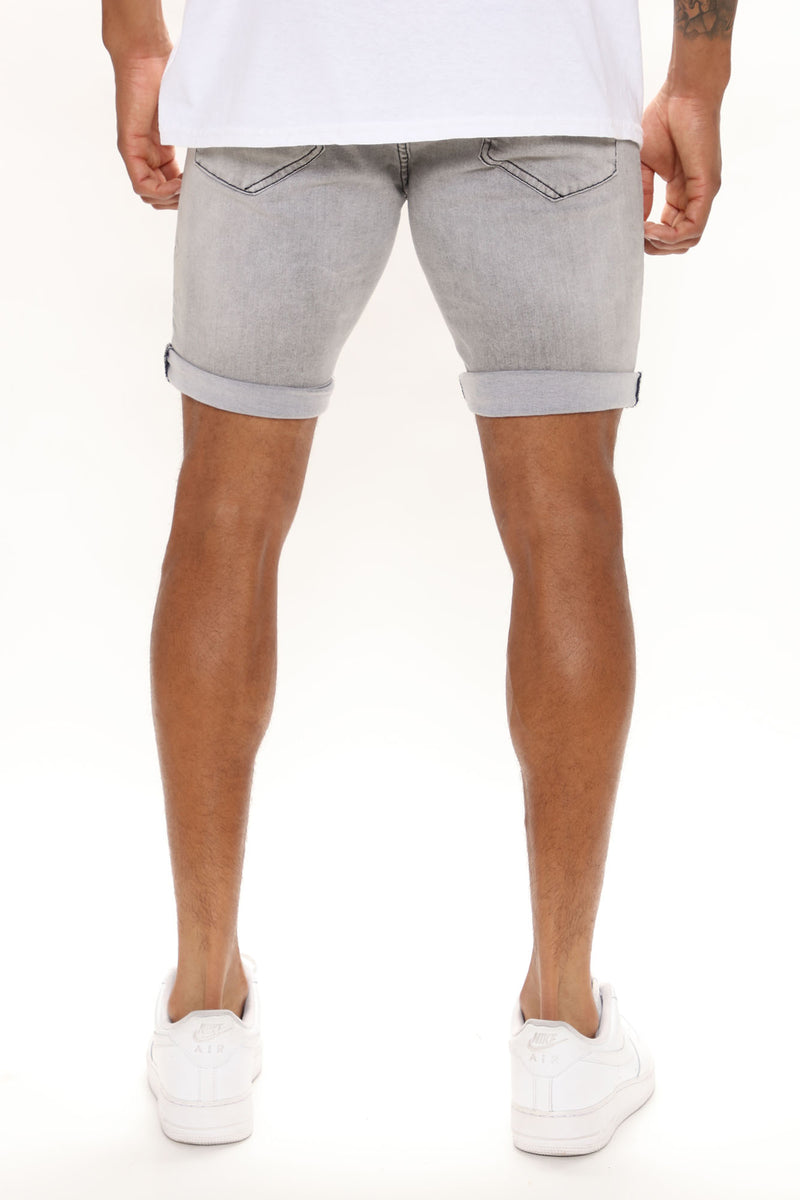 Low Key Denim Shorts Grey Fashion Nova, Mens Denim Shorts Fashion
