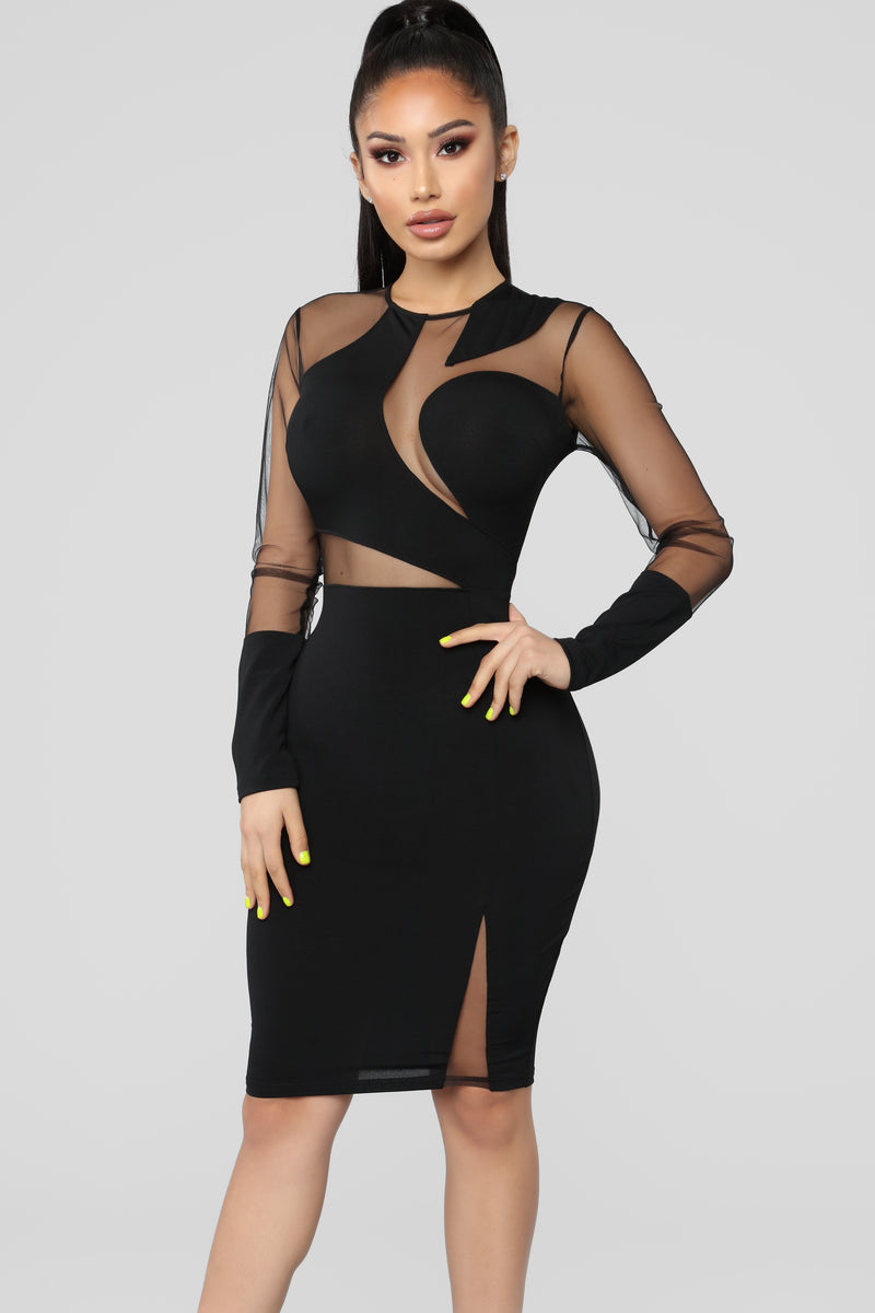 Black Sand Dress Black