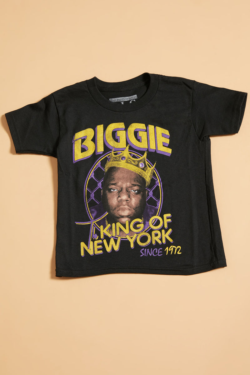 Mini Biggie King Of New York Tee - Black | Fashion Nova, Kids Tops
