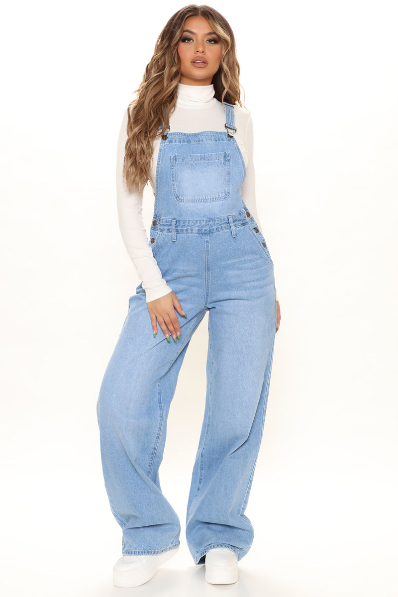 Fashion nova jean overalls hot sale