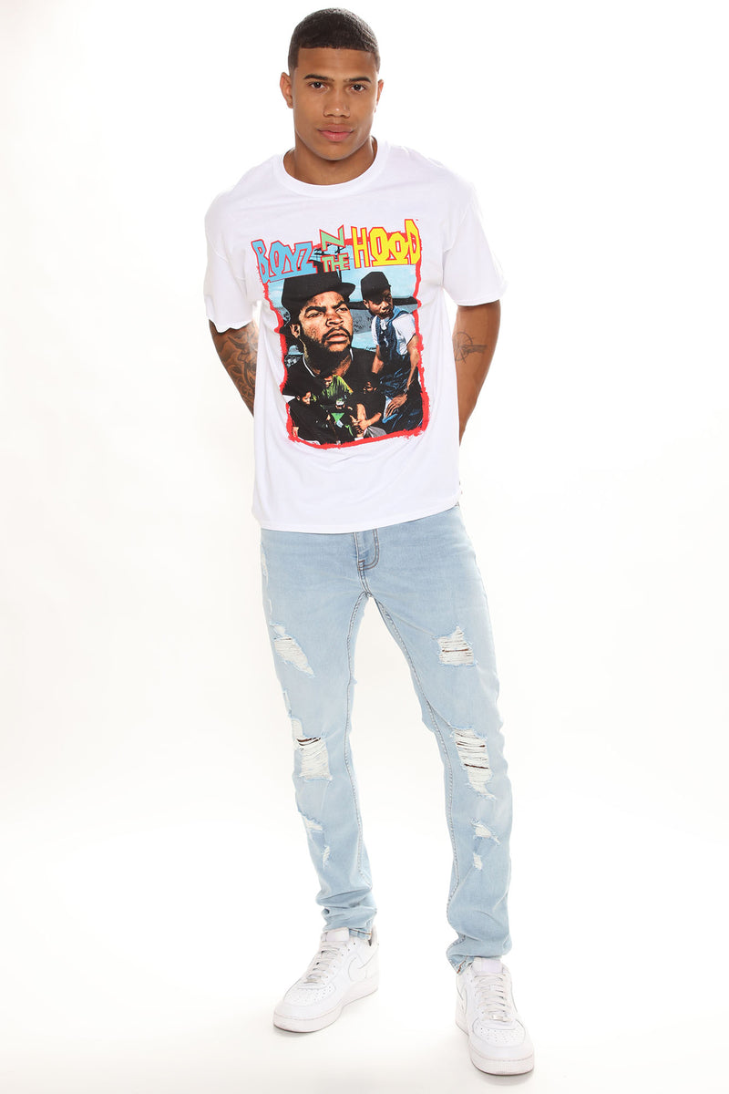 Boyz N The Hood 2 Short Sleeve Tee White Fashion Nova Mens