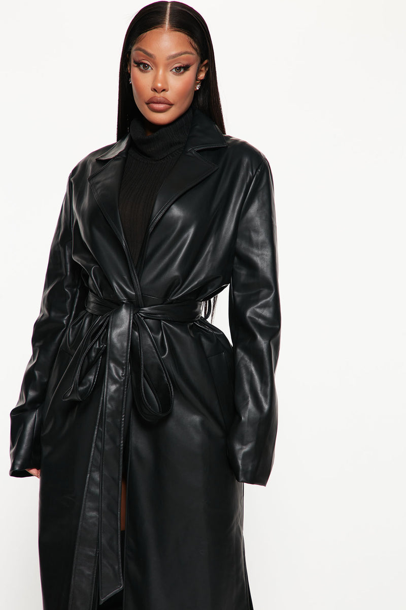 Fashion nova hotsell black coat