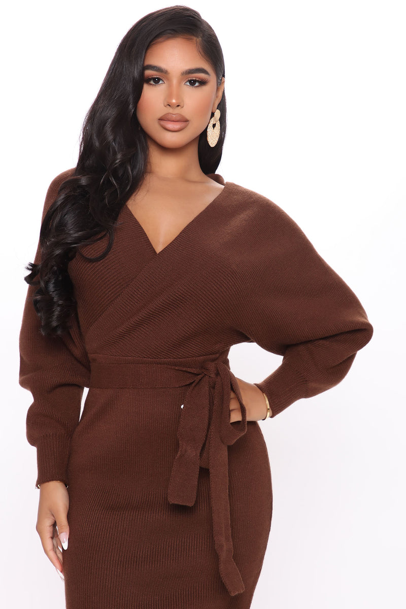 Fashion nova sales oversized sweater dress