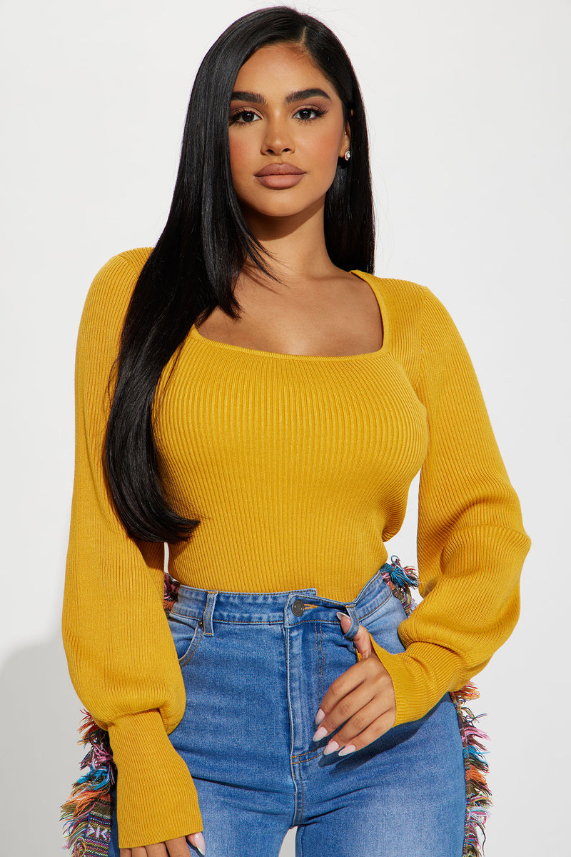 Fashion nova outlet yellow sweater