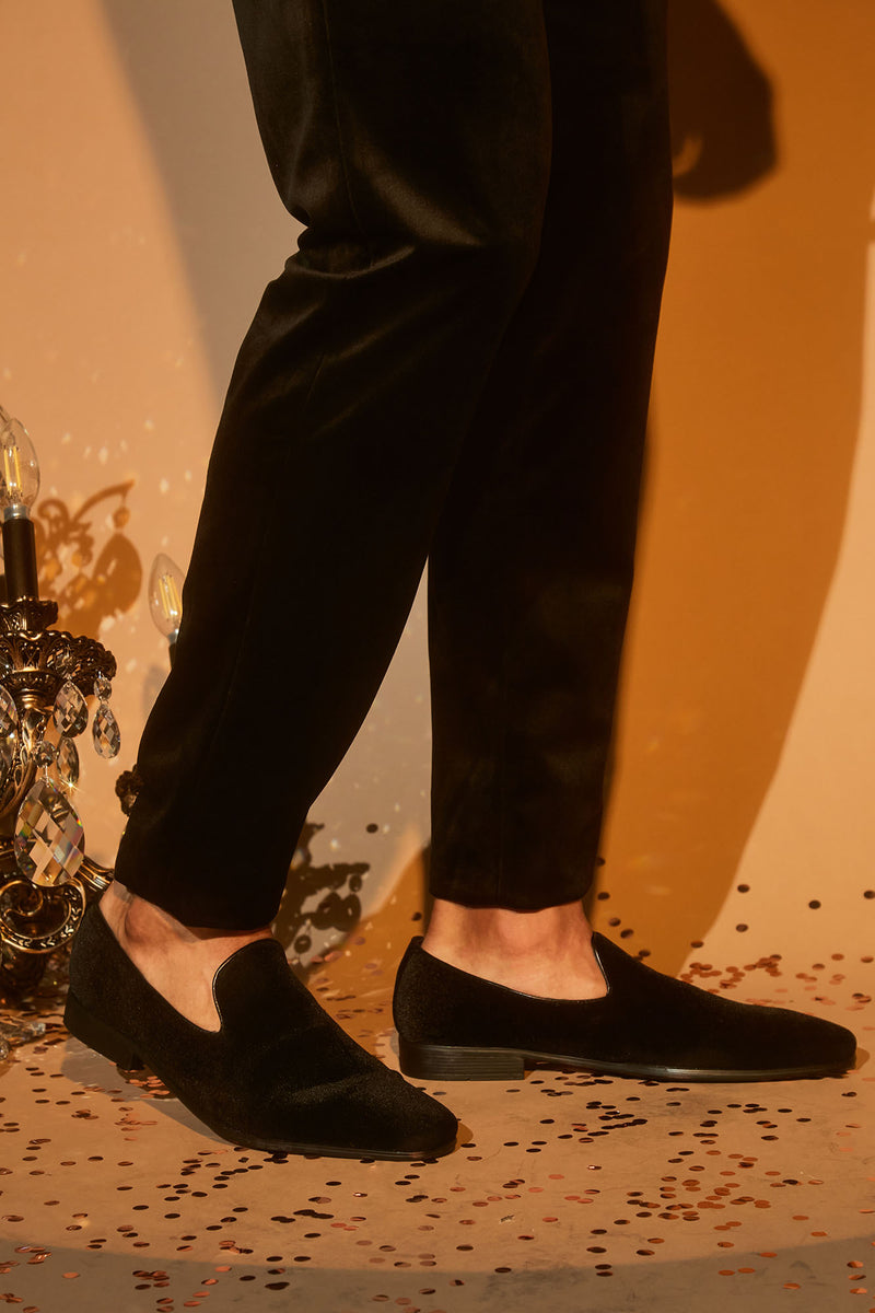 Casual Faux Suede Loafers Black Fashion Nova Mens Shoes
