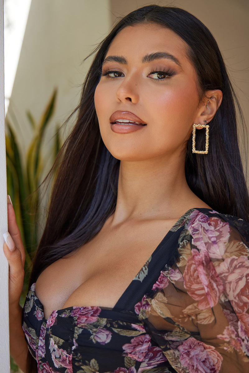 You Get On My Level Earrings Gold Fashion Nova, Jewelry Fashion Nova