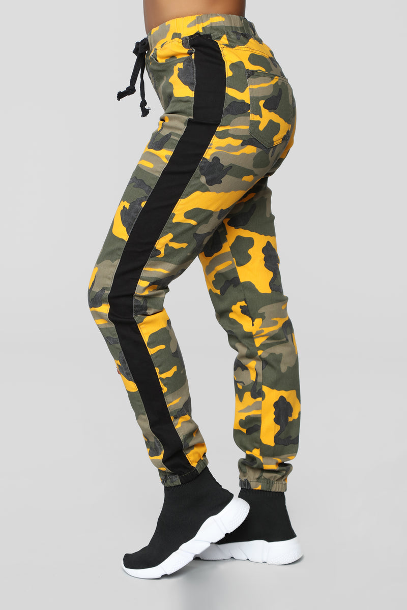 Cadet Kasey Cargo Joggers Yellow