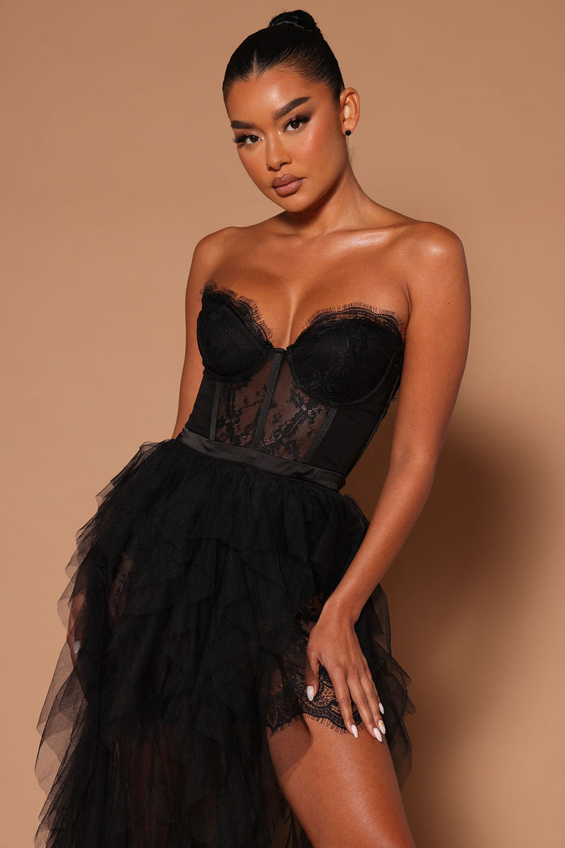 Fashion nova black tulle cheap skirt