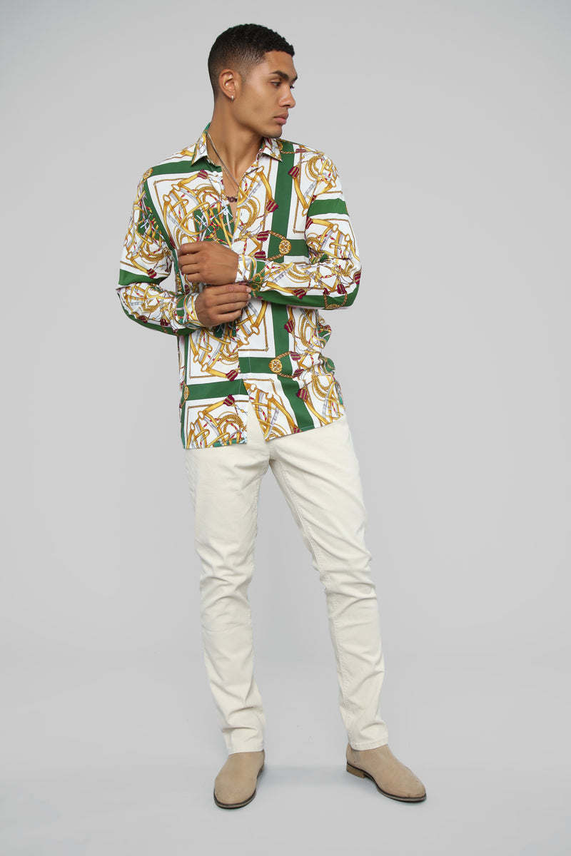 Fashion nova versace shirt Clearance