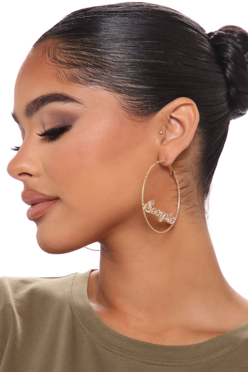 Scorpio hoop new arrivals earrings