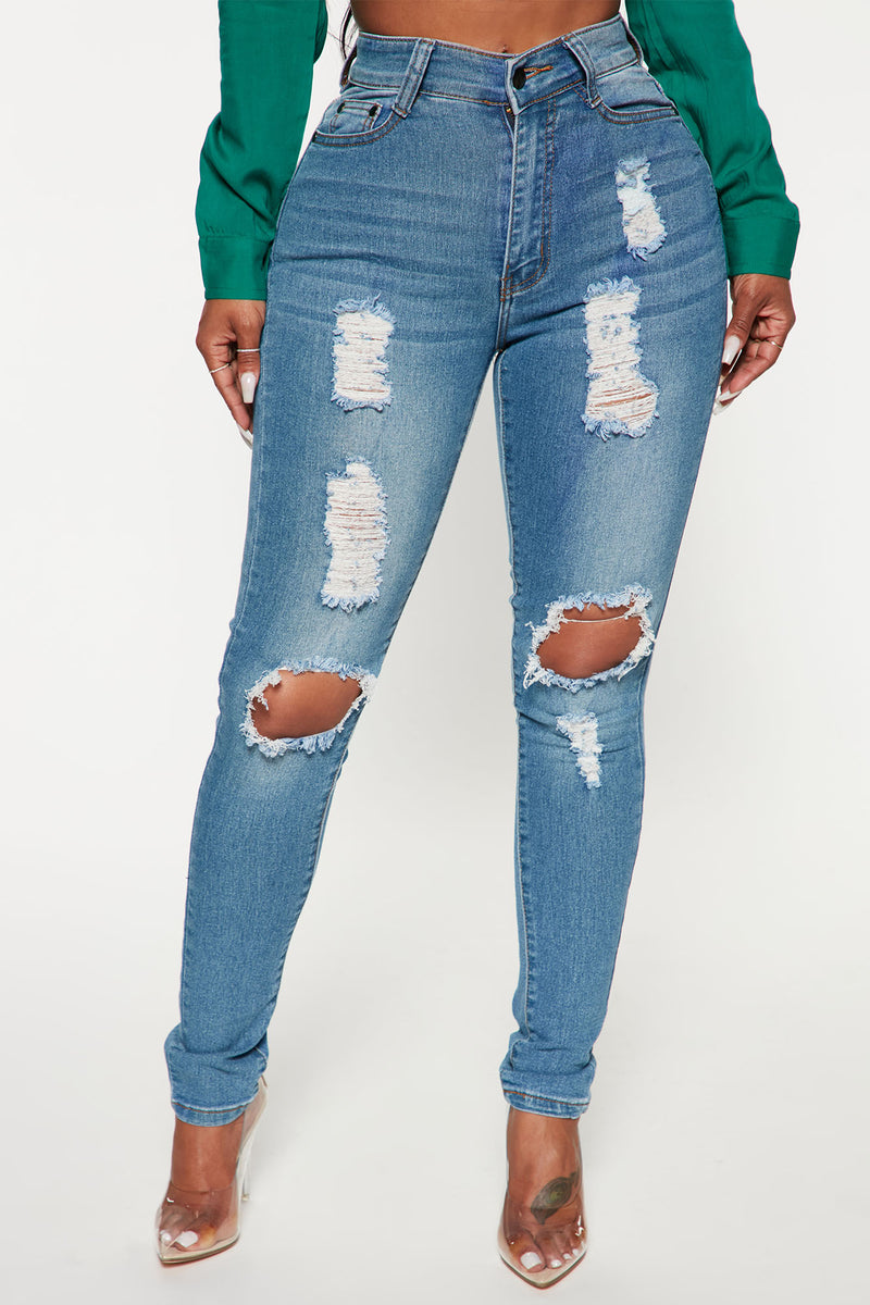 Fashion nova say yes to distress jeans 2025