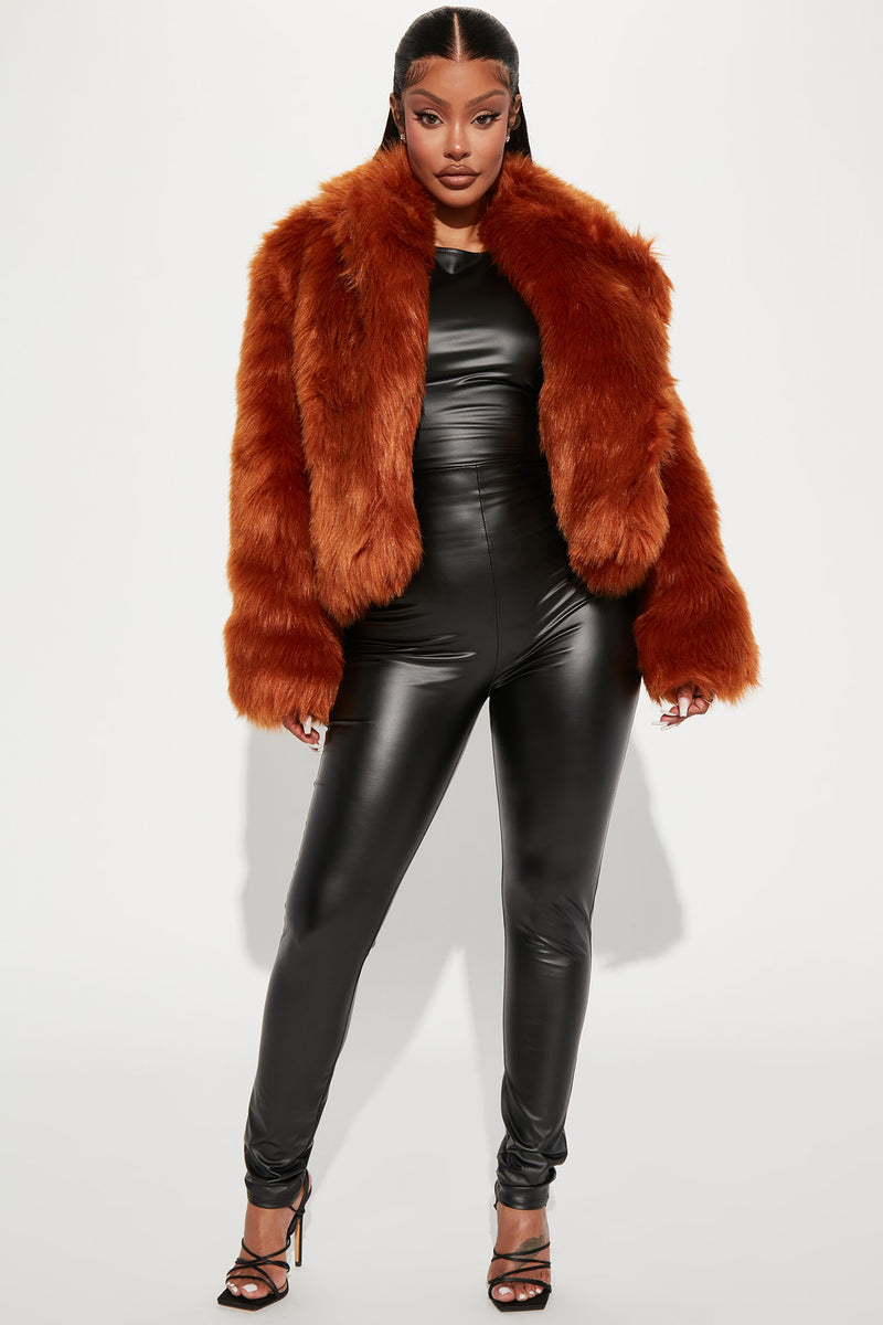Fashion nova clearance faux fur jacket