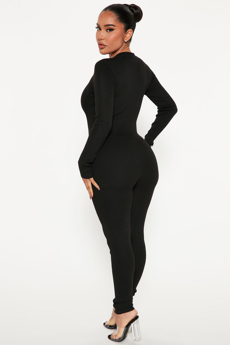 Fashion nova long sleeve jumpsuit outlet
