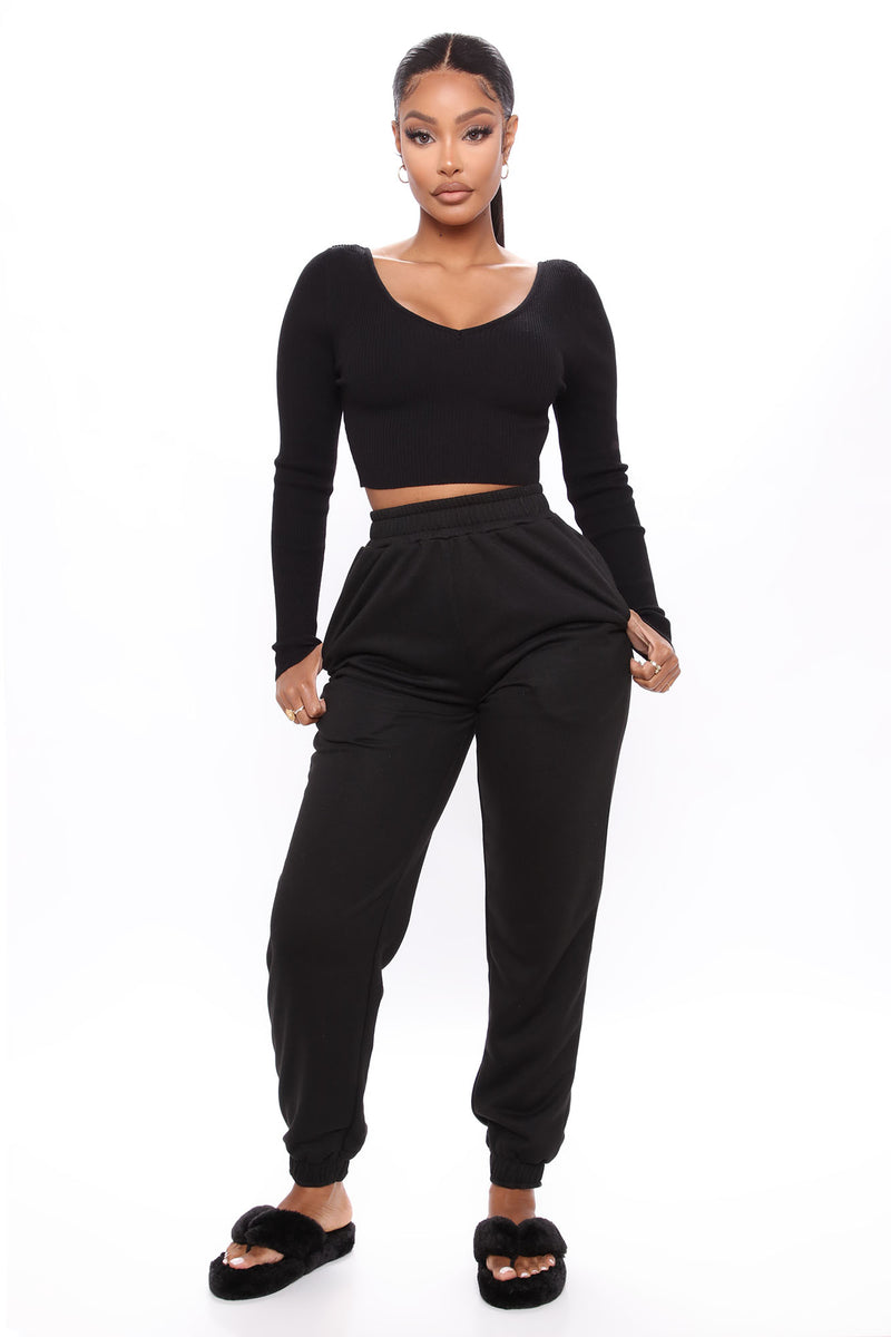 Sweatpants online baddie outfits
