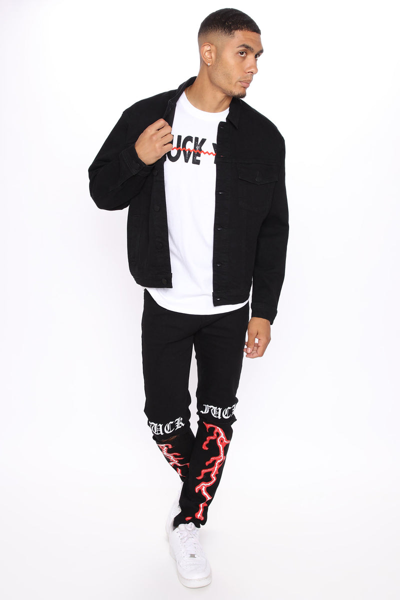 High Finesse Denim Jacket Fashion Nova, Mens Jackets