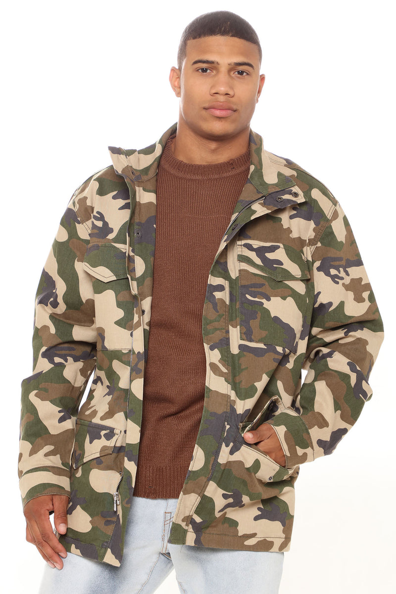 Camo field jacket 2025 mens