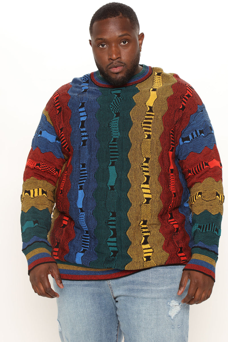 Notorious Pullover Sweater Multi Color Fashion Nova Mens