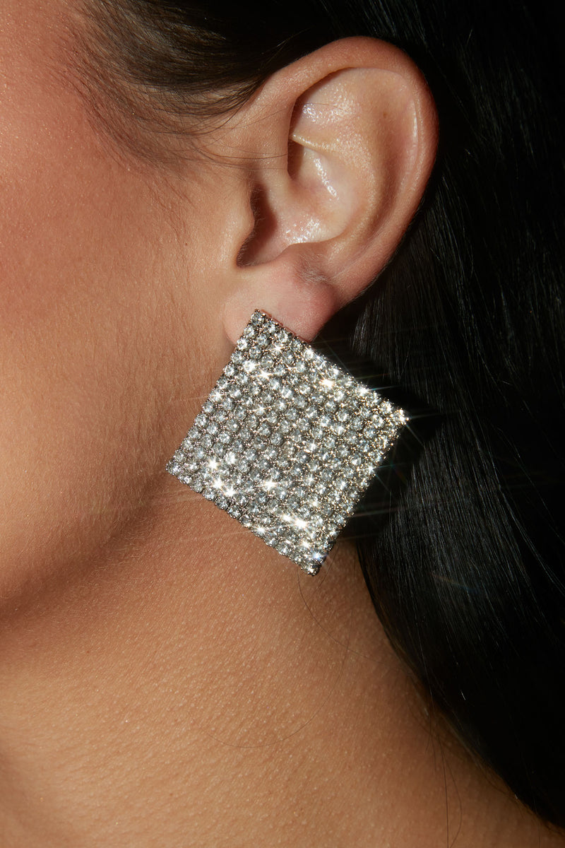 Perfect Evening Earrings Silver Fashion Nova, Jewelry Fashion Nova