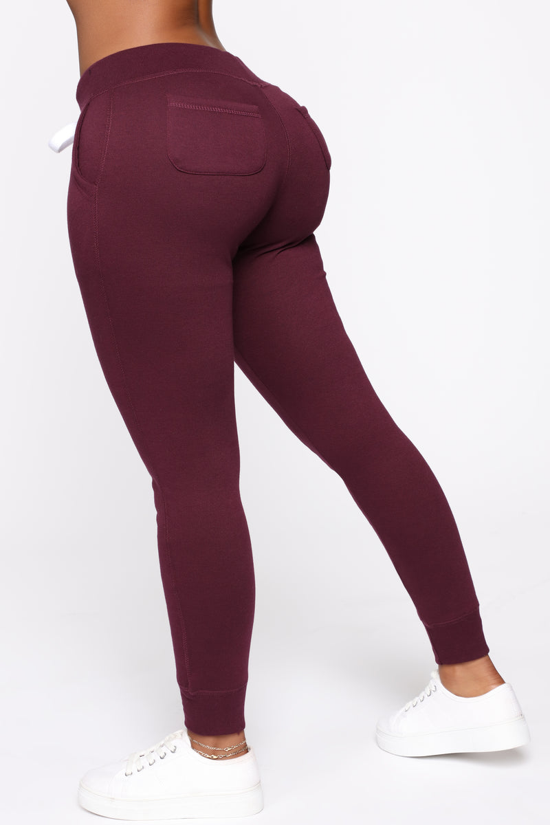 Relaxed Vibe Joggers - Plum