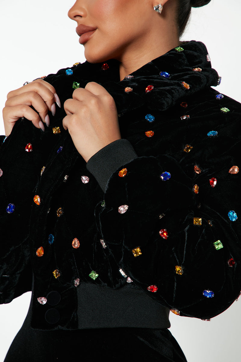 Rainbow bubble best sale coat fashion nova
