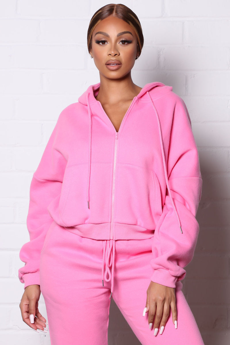 Fashion nova clearance pink hoodie