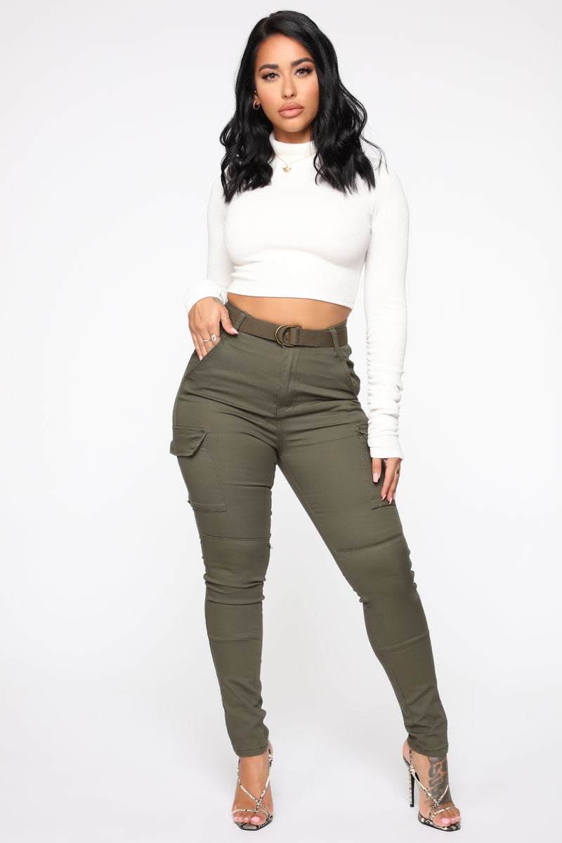 Kadet Kelly Cargo Skinny Pants Olive Fashion Nova, Pants Fashion Nova