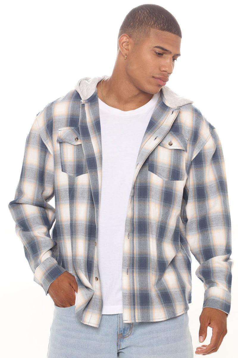 Flannel and hoodie discount combo