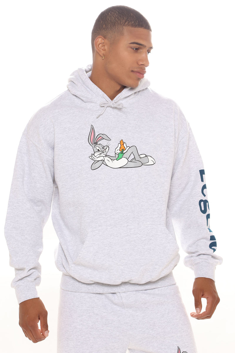 Louis Vuitton With Bugs Bunny Full-Zip Hooded Fleece Sweatshirt - Blinkenzo