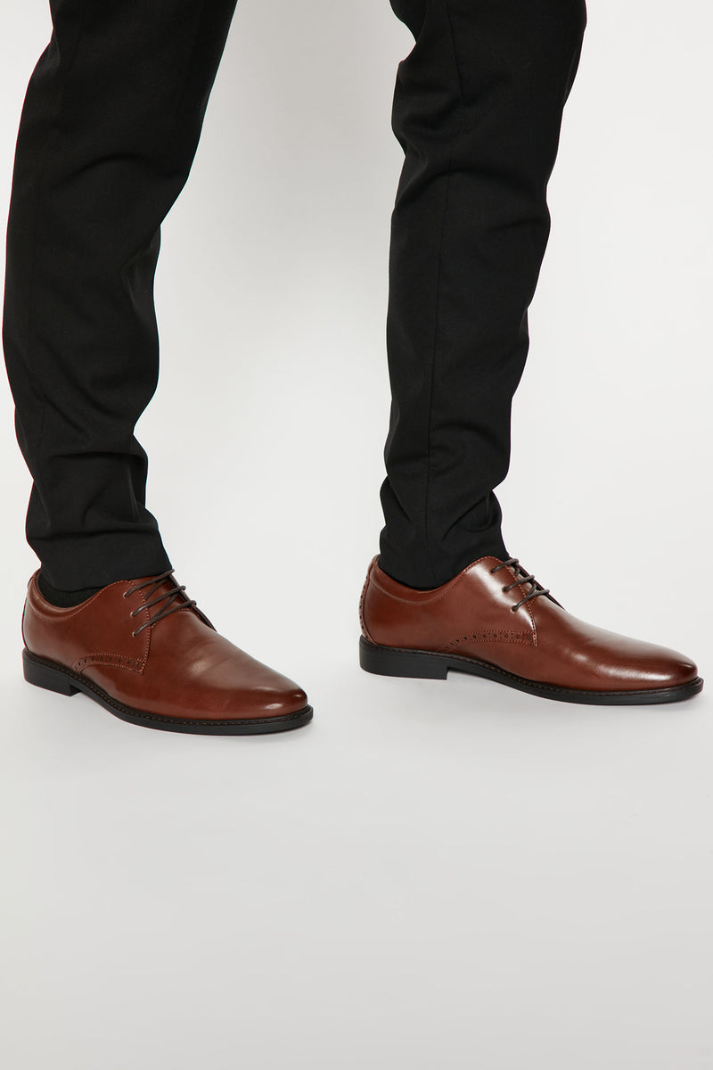 With Class Dress Shoes Cognac Fashion Nova Mens Shoes