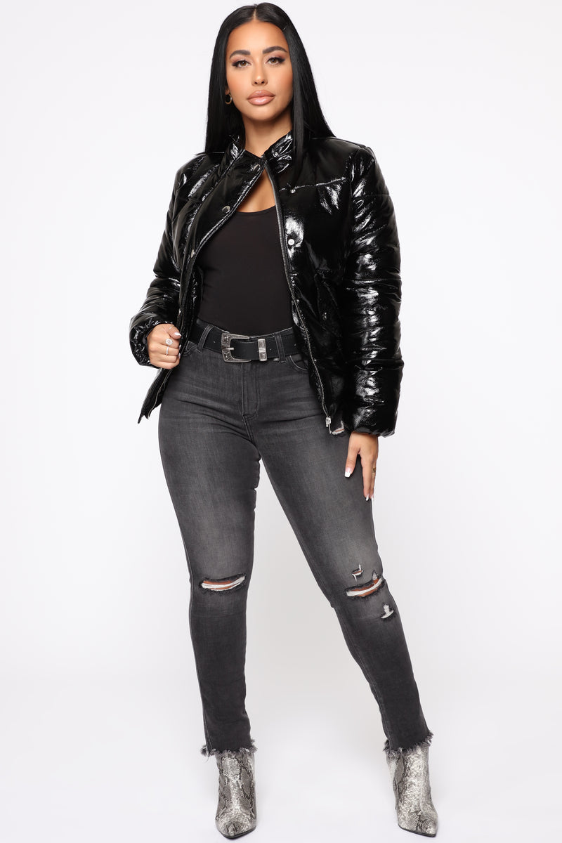 Desired Puffer Jacket Black Fashion Nova Jackets Coats