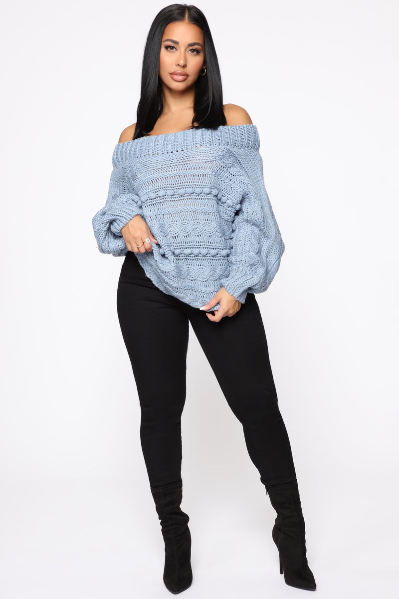 Fashion nova off shoulder sweater best sale