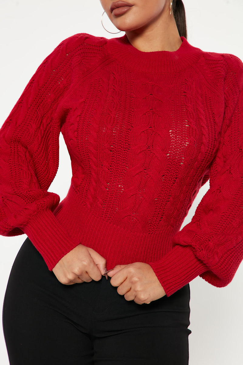 Fashion nova deals red sweater