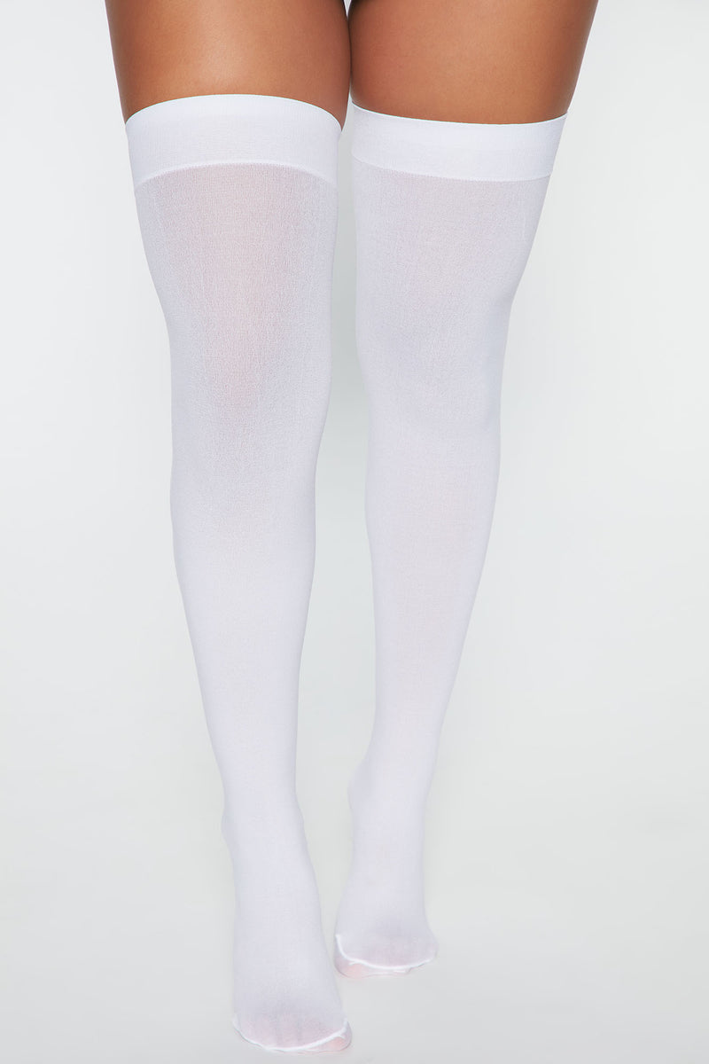 White thigh on sale high tights
