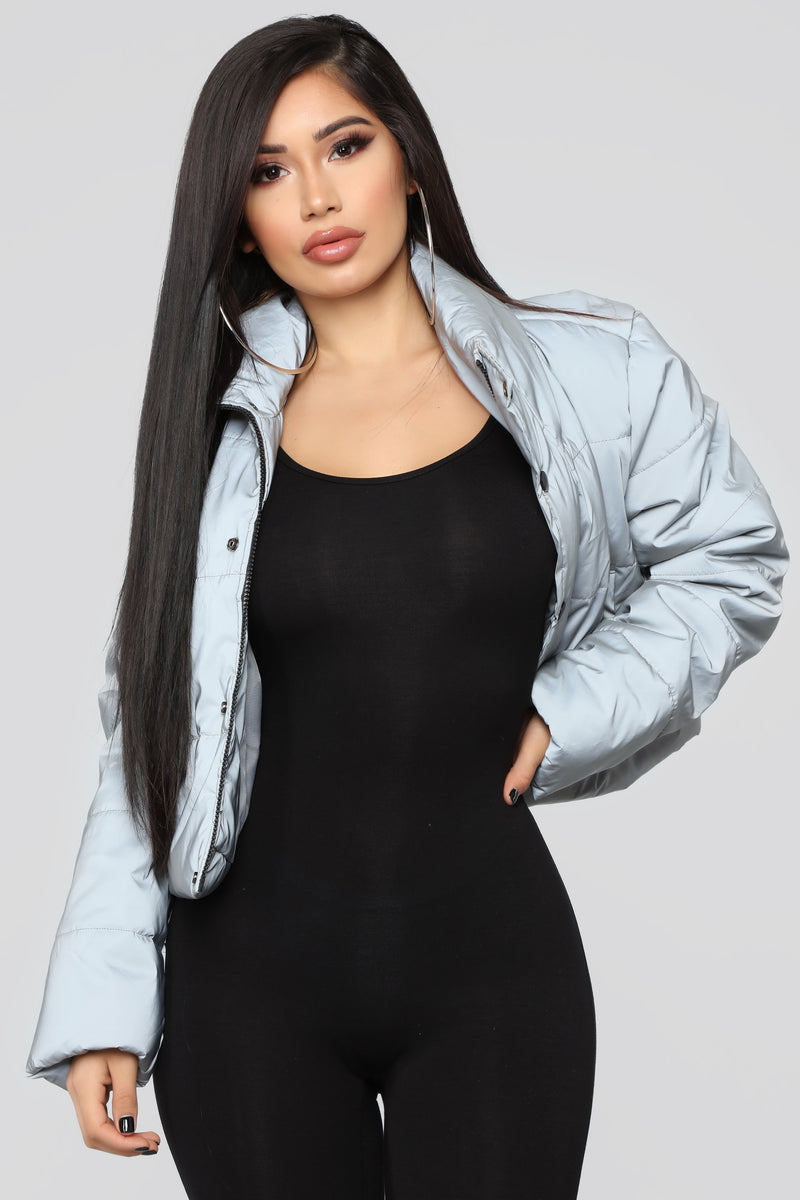 Fashion nova reflective top jacket