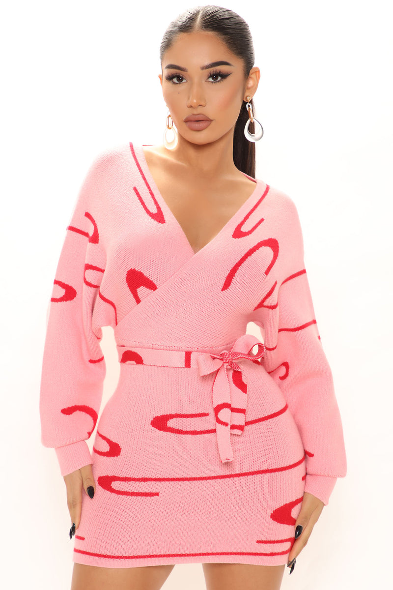 Pink pearl dress fashion nova new arrivals