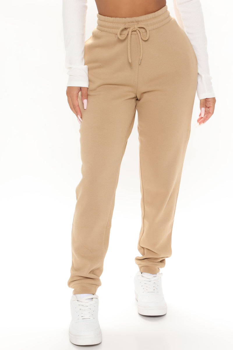 Tan womens store joggers