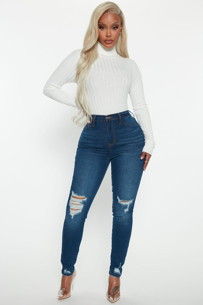 All Night Long Skinny Jeans Dark Wash