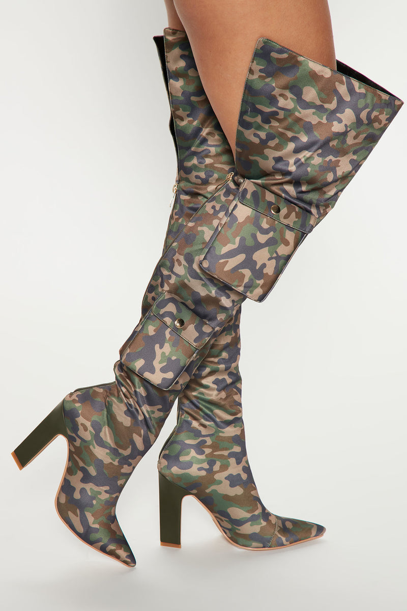 Womans sale camo boots