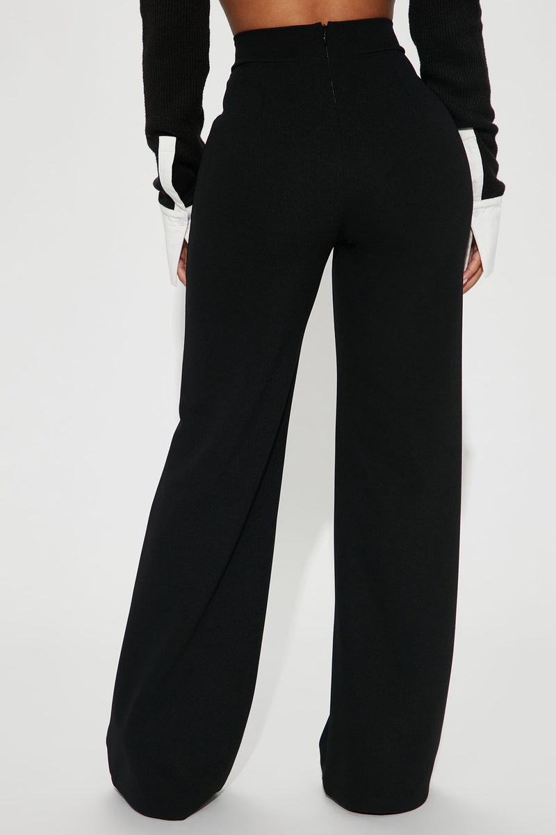 Petite Victoria High Waisted Dress Pants - Black, Fashion Nova,  Career/Office