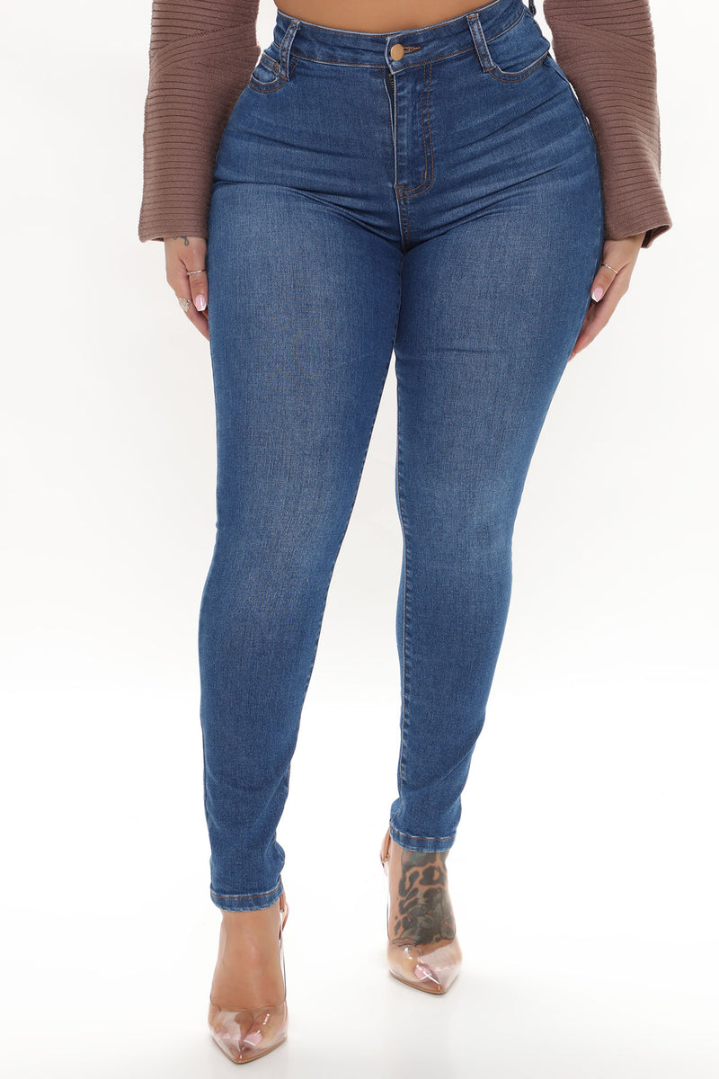 Jessica Skinny Jeans Medium Blue Wash