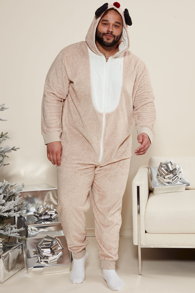 Mens reindeer hotsell onesie