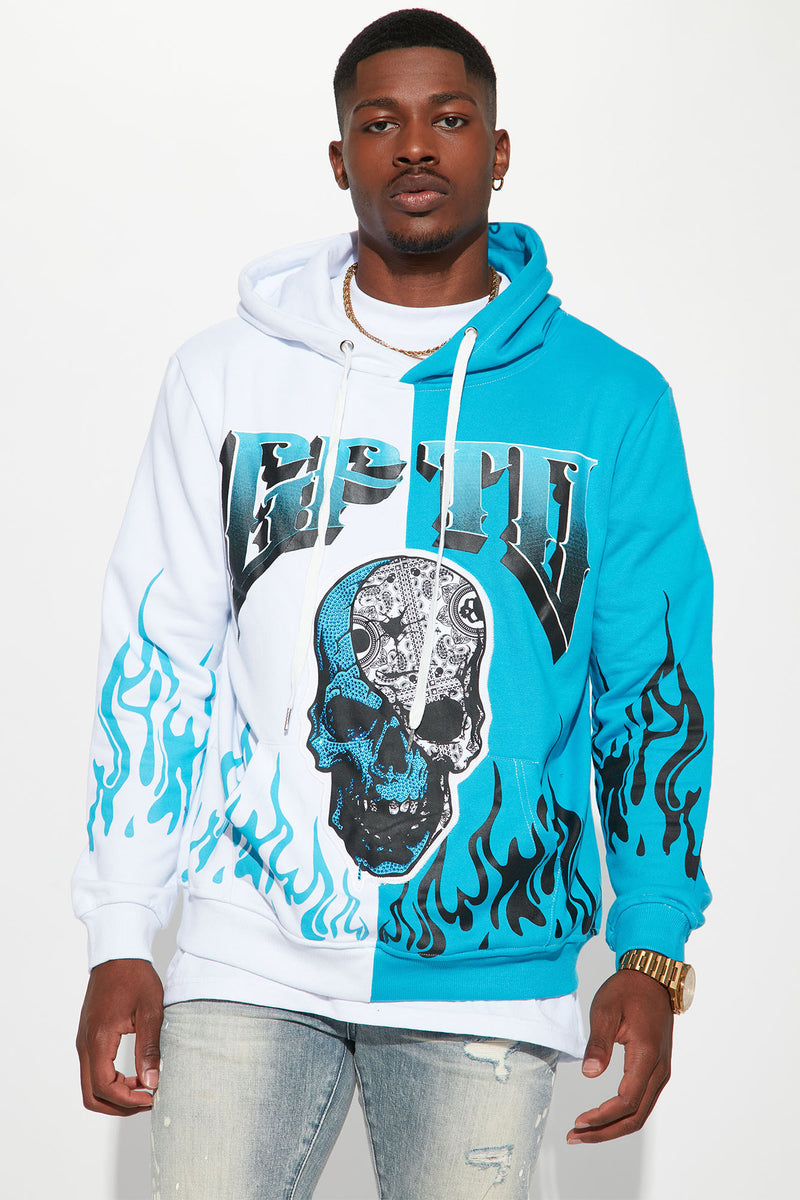Rhude rhinestone deals hoodie