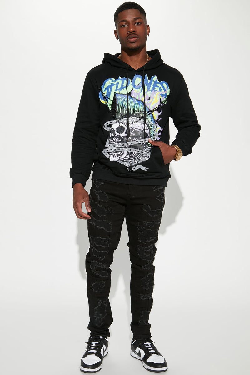 Breaking Chains Hoodie Black Fashion Nova, Mens Fleece Tops Fashion Nova