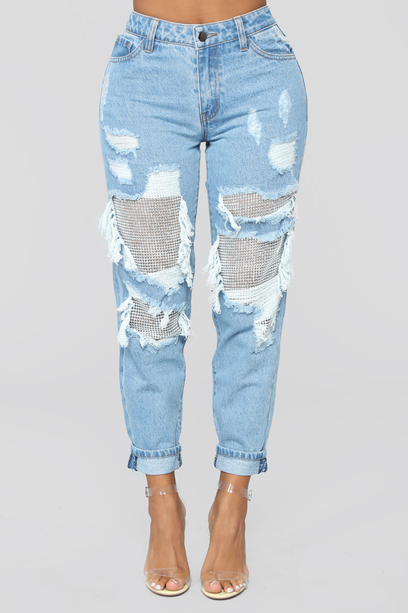 Best Of You Boyfriend Jeans Light Blue Wash Fashion Nova