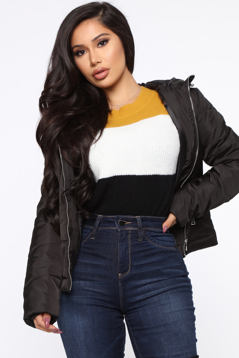 Rains shop check puffer