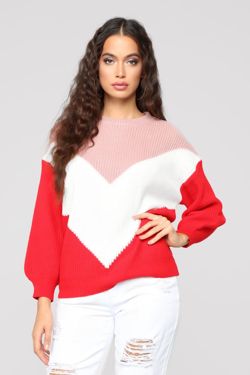 No Diggity Sweater - Pink/Combo | Fashion Nova, Sweaters | Fashion Nova