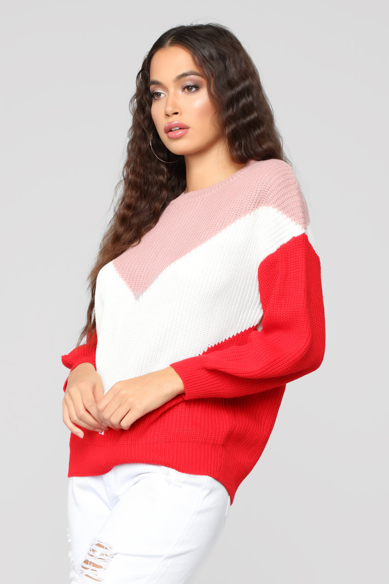 No Diggity Sweater - Pink/Combo | Fashion Nova, Sweaters | Fashion Nova