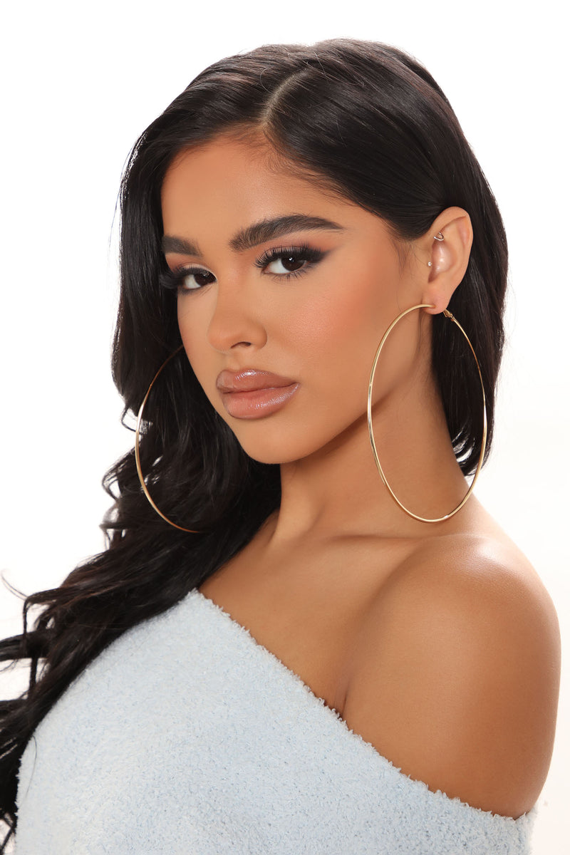 Hoop earrings new arrivals fashion nova
